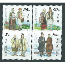 Moldavia - Correo Yvert 255/8 ** Mnh Trajes Regionales