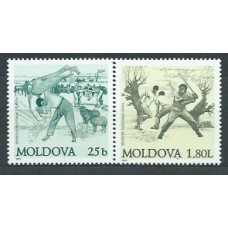 Moldavia - Correo Yvert 267/8 ** Mnh Deportes