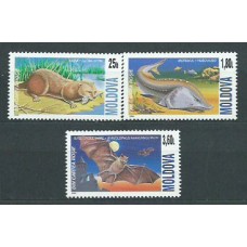 Moldavia - Correo Yvert 295/7 ** Mnh Fauna