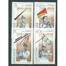 Moldavia - Correo Yvert 348/51 ** Mnh Instrumentos de Musica