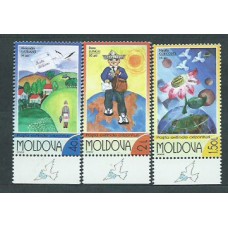 Moldavia - Correo Yvert 383/5 ** Mnh