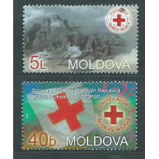 Moldavia - Correo Yvert 402/3 ** Mnh Cruz Roja