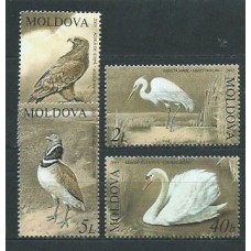 Moldavia - Correo Yvert 416/9 ** Mnh Fauna. Aves