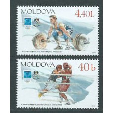 Moldavia - Correo Yvert 428/9 ** Mnh Juegos Olimpicos Atenas