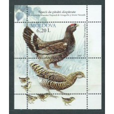 Moldavia - Hojas Yvert 39 ** Mnh Fauna. Aves