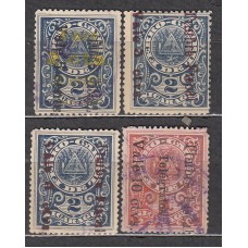 Nicaragua - Correo 1911 Yvert 284/87 usado