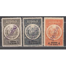Nicaragua - Correo 1931 Yvert 552/54 */(*) Mh/Mng