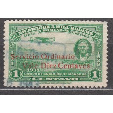 Nicaragua - Correo 1943 Yvert 706 usado Avión