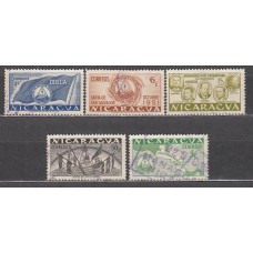 Nicaragua - Correo 1953 Yvert 759/63 usado