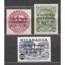 Nicaragua - Aereo Yvert 414/16 * Mh