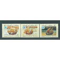 Nueva Caledonia - Aereo Yvert 283/5 ** Mnh Barcos
