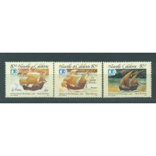 Nueva Caledonia - Aereo Yvert 283/5 ** Mnh Barcos