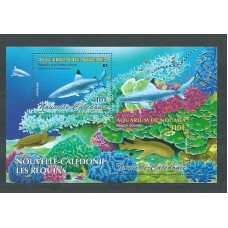 Nueva Caledonia - Hojas Yvert 35 ** Mnh Fauna. Peces