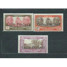 Nueva Caledonia - Paquetes Postales Yvert 4/6 * Mh