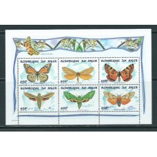 Niger - Correo 1998 Yvert 1134/9 ** Mnh  Fauna mariposas
