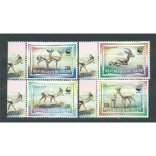 Niger - Correo 1998 Yvert 1166/9 ** Mnh  Fauna