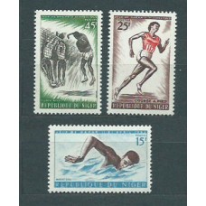 Niger - Correo 1963 Yvert 120/2 ** Mnh  Deportes
