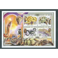 Niger - Correo 1999 Yvert 1409/12 ** Mnh  Fauna