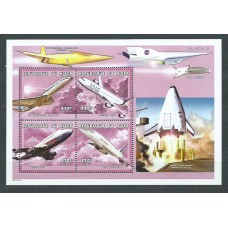 Niger - Correo 1999 Yvert 1441/4 ** Mnh  Aviones