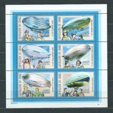 Niger - Correo 2001 Yvert 1626/31 ** Mnh  Zeppellin