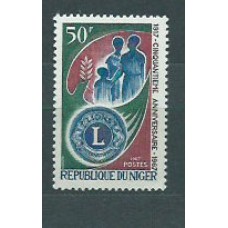 Niger - Correo 1967 Yvert 197 ** Mnh  Club Lions