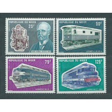 Niger - Correo 1973 Yvert 286/9 ** Mnh  Trenes