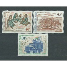 Niger - Correo 1975 Yvert 341/3 ** Mnh