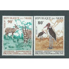 Niger - Correo 1977 Yvert 394/5 ** Mnh  Fauna