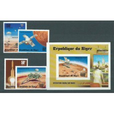 Niger - Correo 1977 Yvert 396/7+A 276/8+Hb 17 ** Mnh  Astro