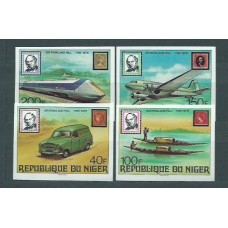 Niger - Correo 1979 Yvert 477/80 Sin dentar ** Mnh  Transportes