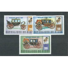 Niger - Correo 1982 Yvert 583/5 ** Mnh   Carrozas