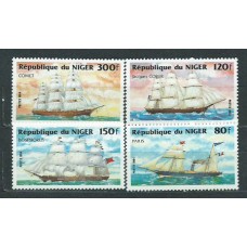 Niger - Correo 1984 Yvert 640/3 ** Mnh  Barcos