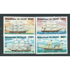 Niger - Correo 1984 Yvert 640/3 ** Mnh  Barcos