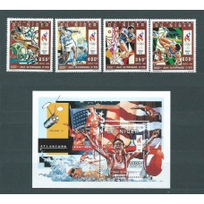 Niger - Correo 1996 Yvert 882/5+Hb 65 ** Mnh  Olimpiadas de Atlanta