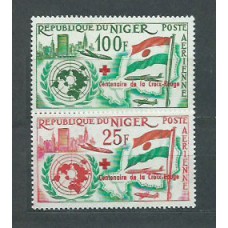 Niger - Aereo Yvert 28/9 ** Mnh   Cruz roja