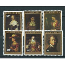 Niger - Aereo Yvert 289/94 ** Mnh  Pinturas Rembrandt