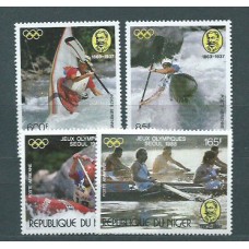 Niger - Aereo Yvert 354/7 ** Mnh  Olimpiadas de Seul