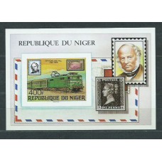 Niger - Hojas Yvert 24 Sin dentar ** Mnh  Tren