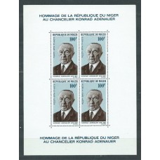 Niger - Hojas Yvert 5 ** Mnh  Konrad Adenauer