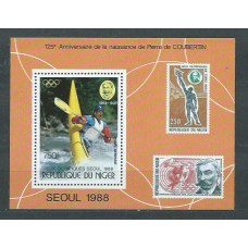 Niger - Hojas Yvert 54 ** Mnh  Olimpiadas de Seul