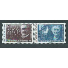 Noruega - Correo 1993 Yvert 1090/1 ** Mnh Personaje