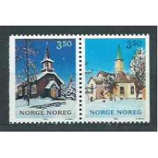 Noruega - Correo 1993 Yvert 1098/9a ** Mnh Navidad