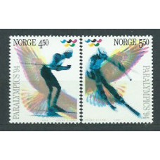 Noruega - Correo 1994 Yvert 1109/10 ** Mnh Juegos Olimpicos