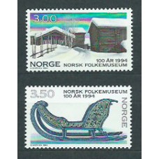 Noruega - Correo 1994 Yvert 1118/9 ** Mnh