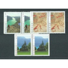 Noruega - Correo 1996 Yvert 1163/5 ** Mnh Turismo