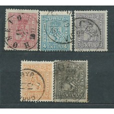 Noruega - Correo 1867 Yvert 11/5 usado