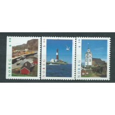 Noruega - Correo 1997 Yvert 1211/3 ** Mnh Turismo