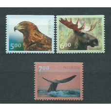 Noruega - Correo 2000 Yvert 1299/301 ** Mnh Fauna