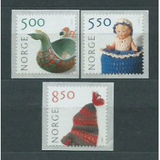 Noruega - Correo 2001 Yvert 1338a/40b ** Mnh Artesania