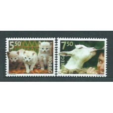 Noruega - Correo 2001 Yvert 1356/7 ** Mnh Fauna